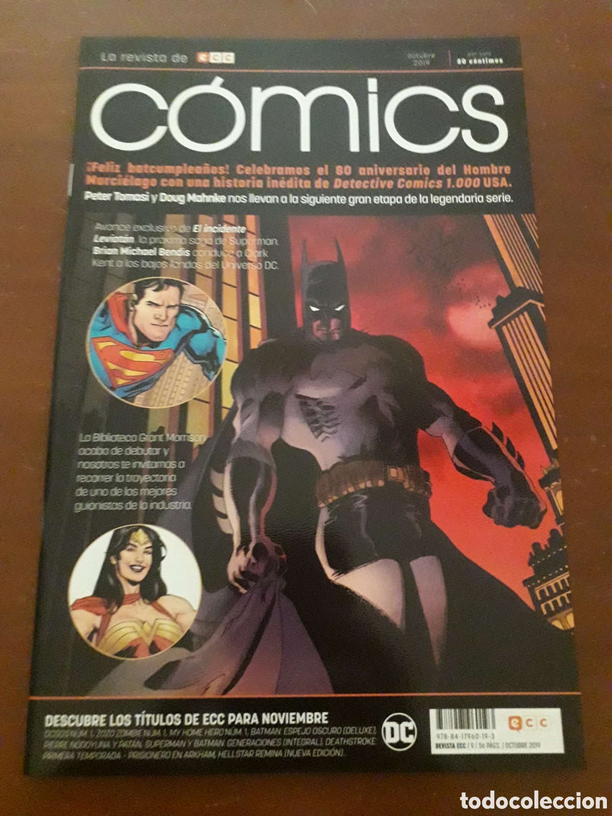 C&oacute;mics: Revista ECC comics n&uacute;mero 9. Excelente estado