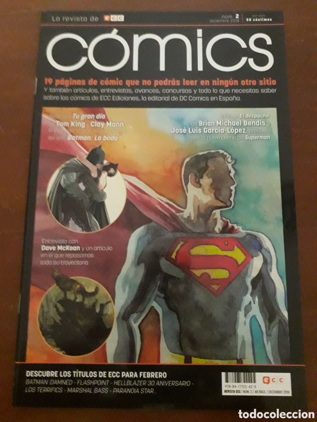 C&oacute;mics: Revista ECC comics n&uacute;mero 2. Excelente estado