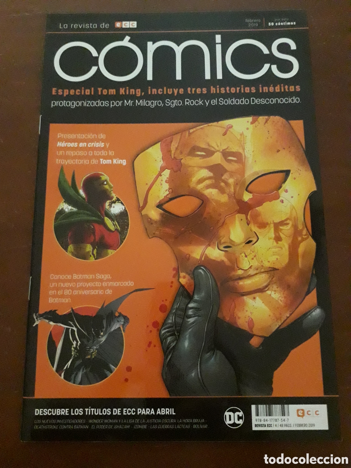 C&oacute;mics: Revista ECC comics n&uacute;mero 4. Excelente estado