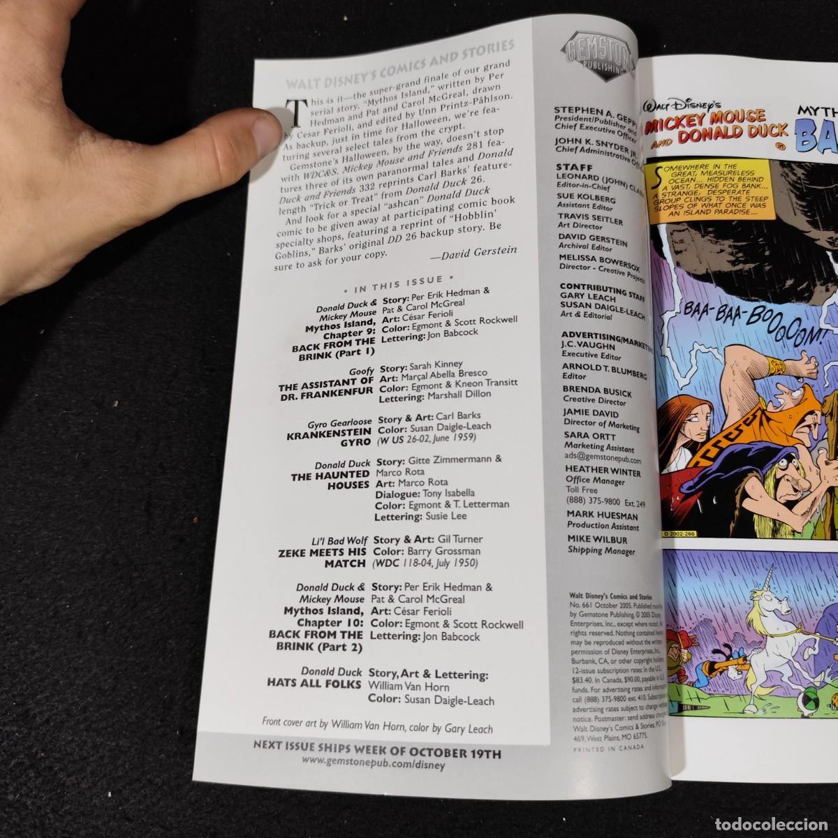 C&oacute;mics: COMICS - N&ordm;661 - WALT DISNEY - GEMSTONE PUBLISHING - OCTUBRE - 2005 / 227 - Foto 3
