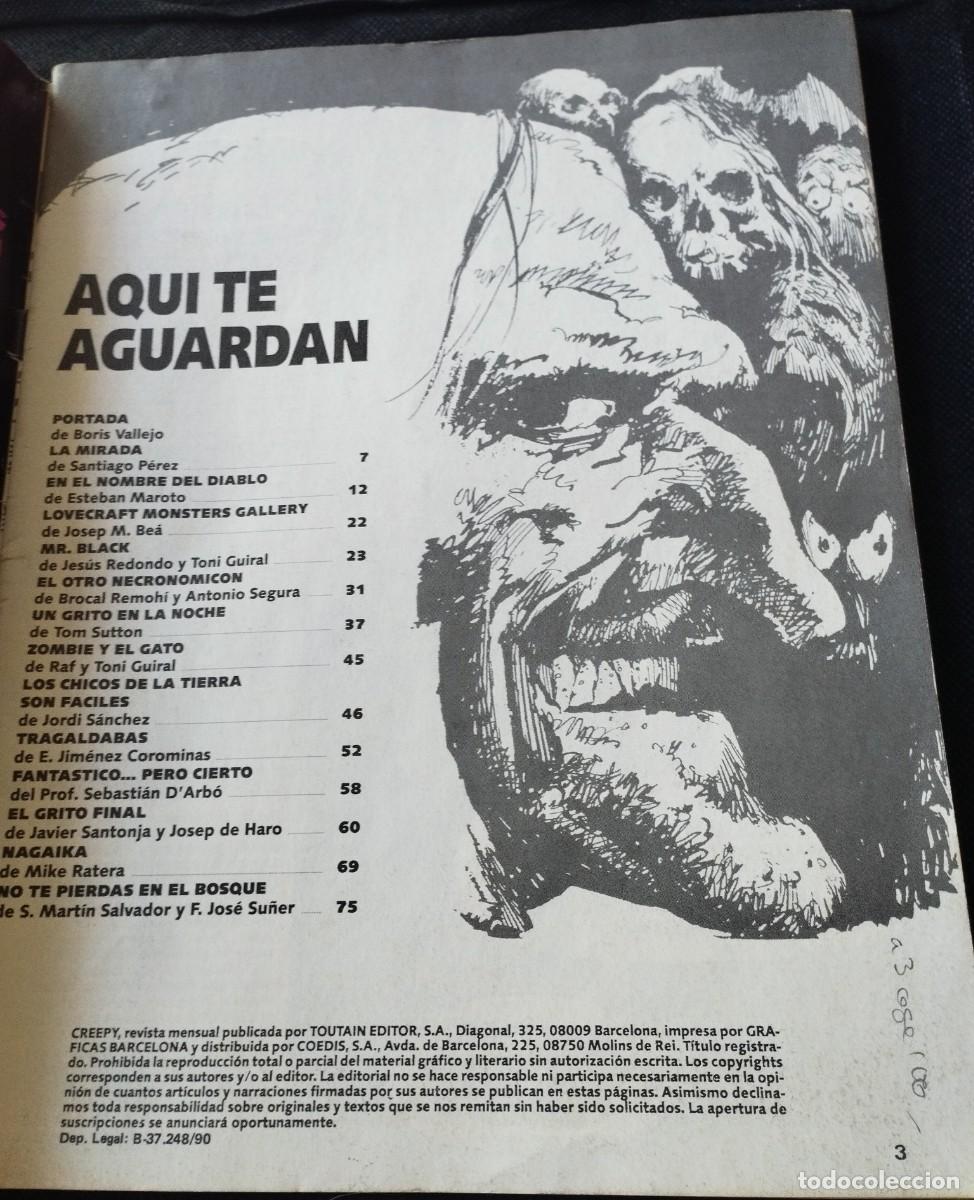 C&oacute;mics: Comic Creepy,segunda epoca n&uacute;mero 4 ,1990 - Foto 2