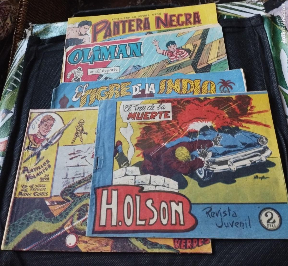 C&oacute;mics: Lote de 5 comics muy antiguos de diversas editoriales, n&uacute;meros bajos - Foto 1