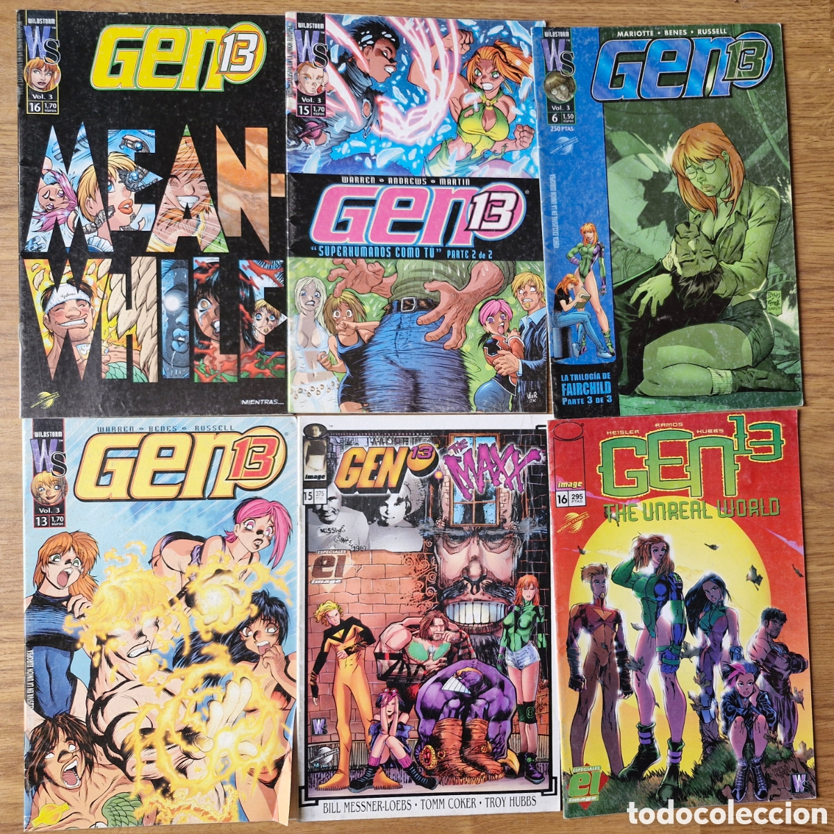 C&oacute;mics: 6 N&uacute;m. GEN 13 WORLD C&Oacute;MICS - Foto 1