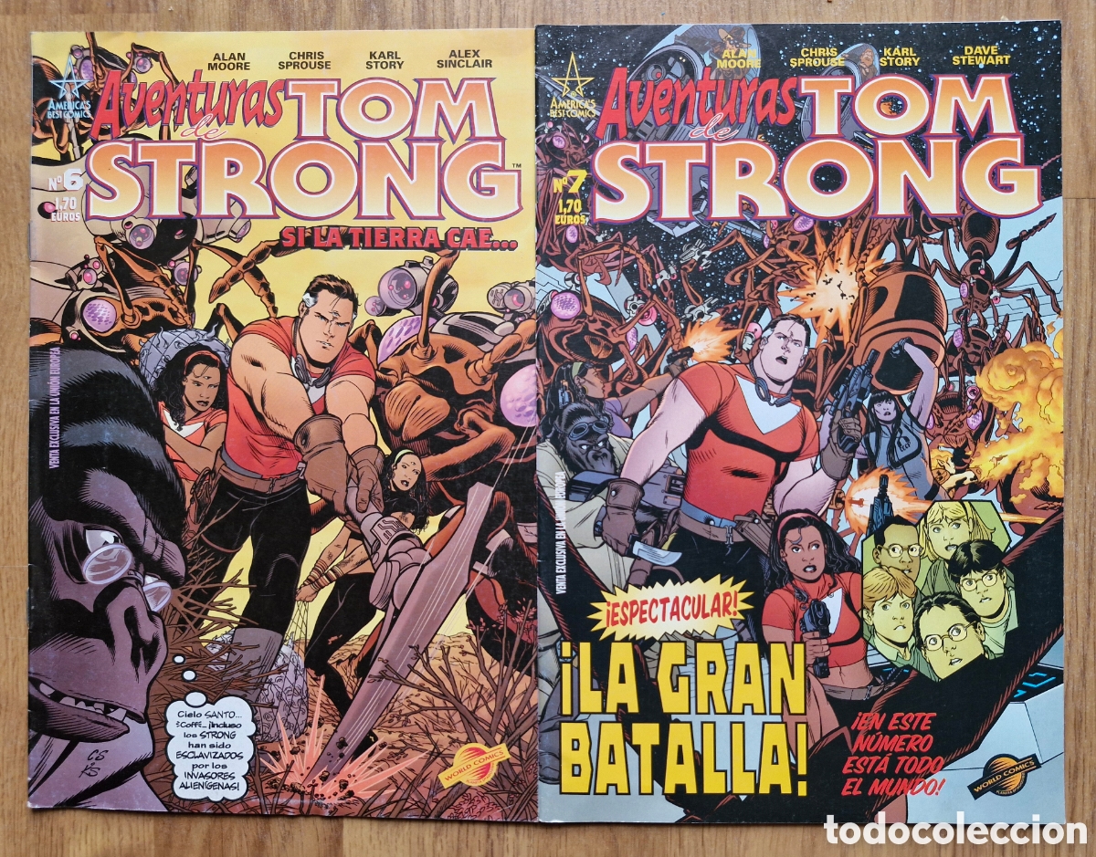 C&oacute;mics: 2 N&uacute;m. AVENTURAS DE TOM STRONG (6 y 7) - Foto 1