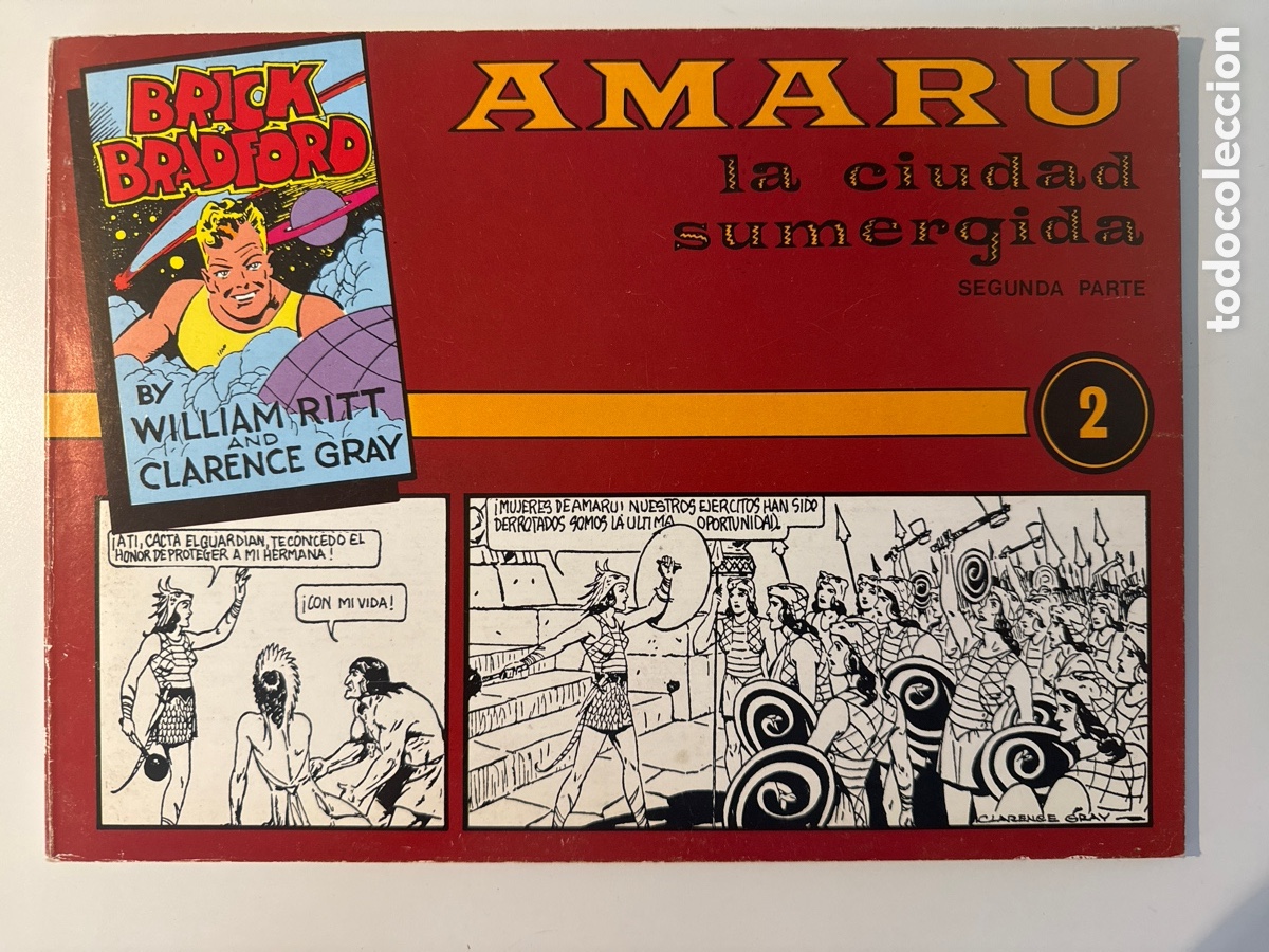 C&oacute;mics: BRICK BRADFORD 1 y 2 &laquo;COMPLETA&raquo; LA CIUDAD SUMERGIDA - Foto 3
