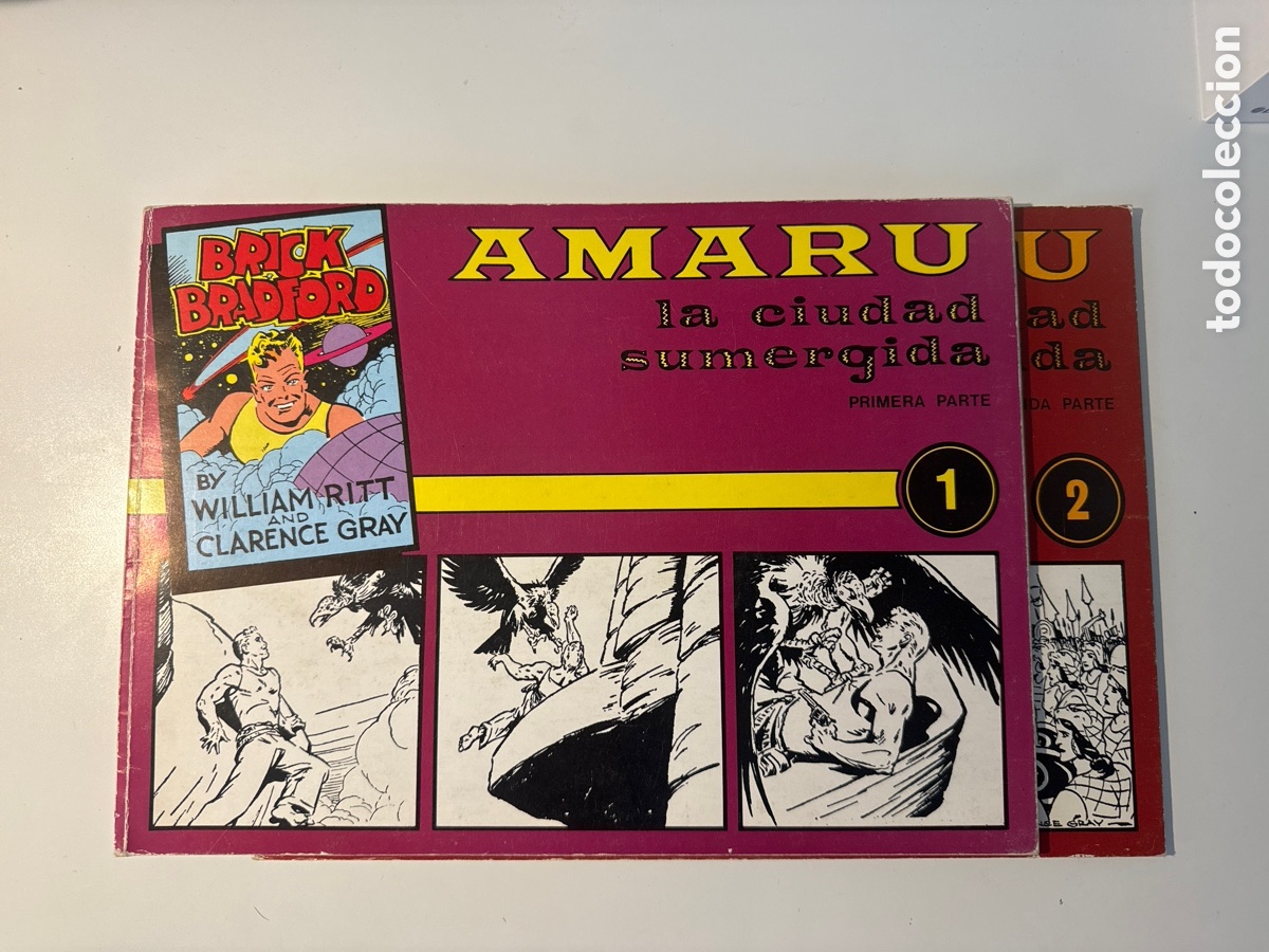 C&oacute;mics: BRICK BRADFORD 1 y 2 &laquo;COMPLETA&raquo; LA CIUDAD SUMERGIDA - Foto 1