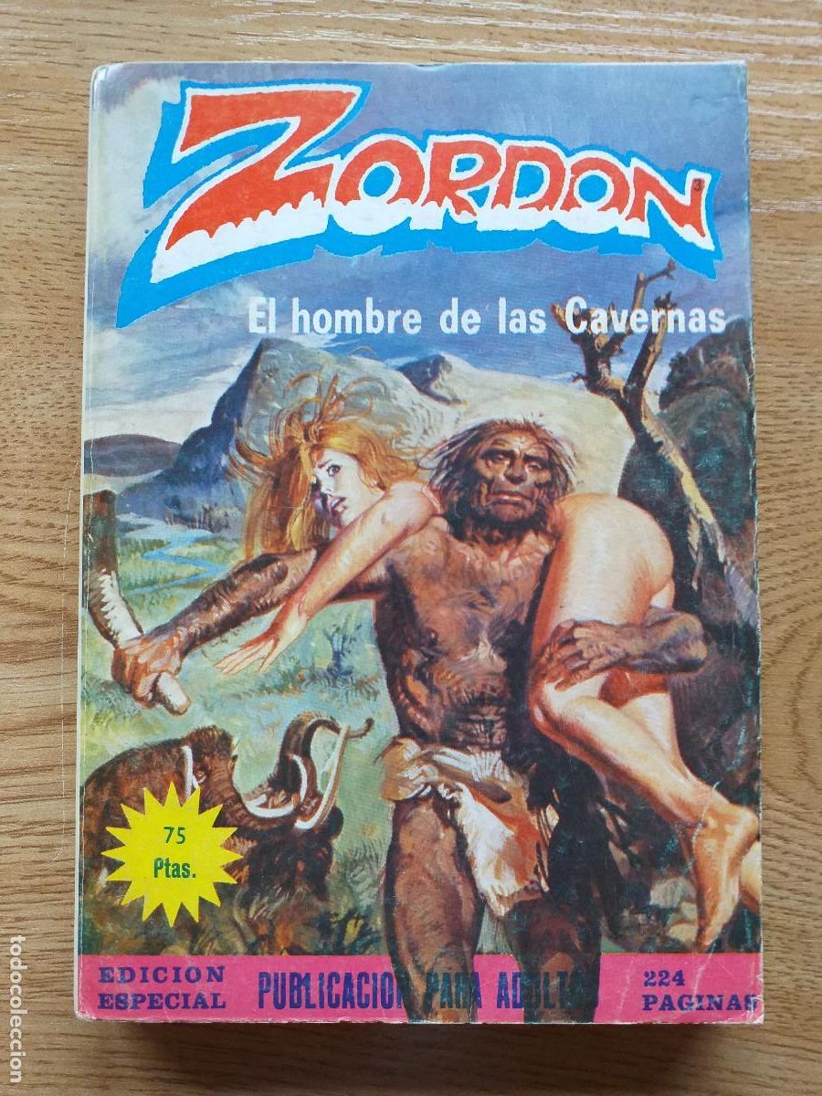 C&oacute;mics: ZORDON - N&ordm; 3 - El hombre de las Cavernas - 1977 MERCOCOMIC S. A. - Foto 1