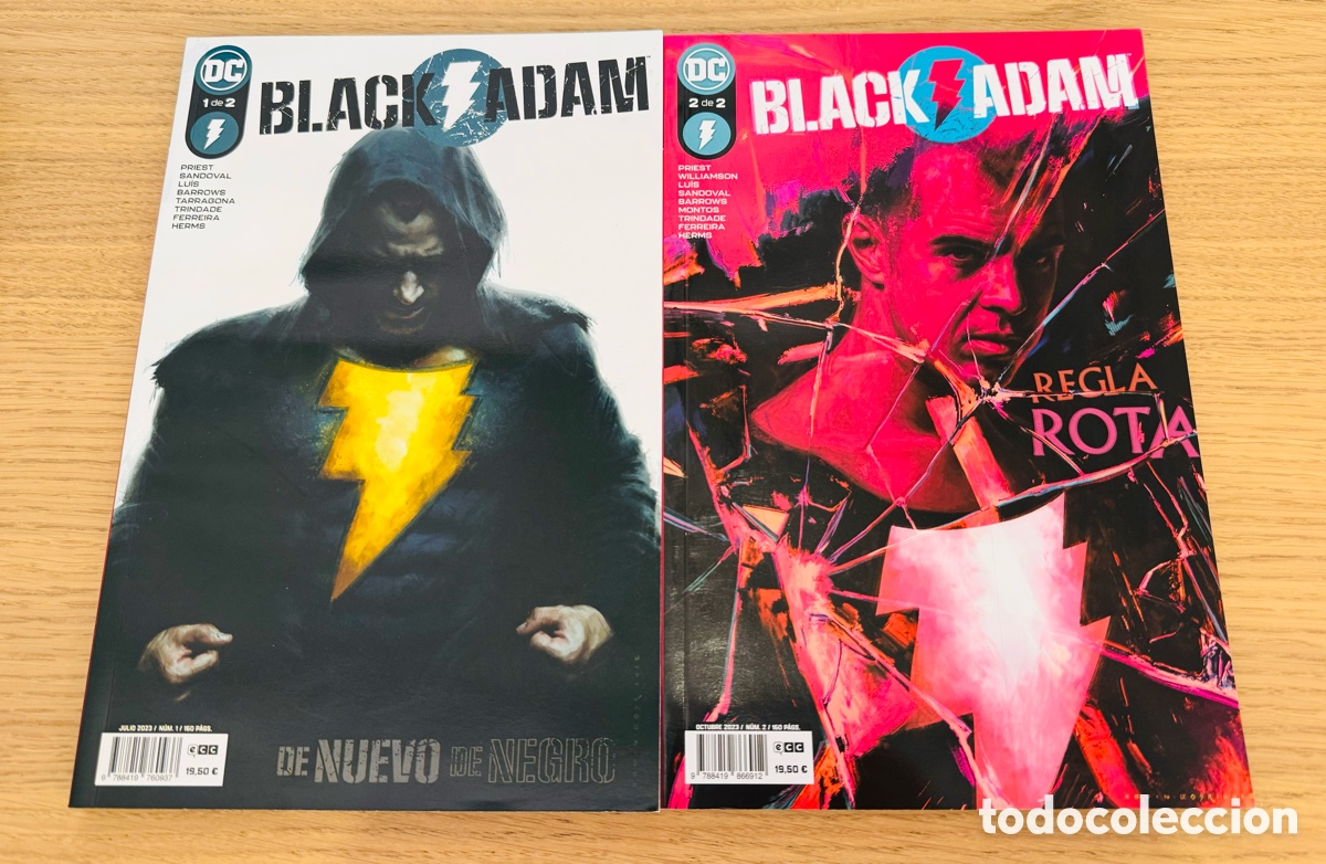 C&oacute;mics: Black Adam 1 y 2 (Colecci&oacute;n Completa en 2 Tomos) ECC Ediciones - Foto 1