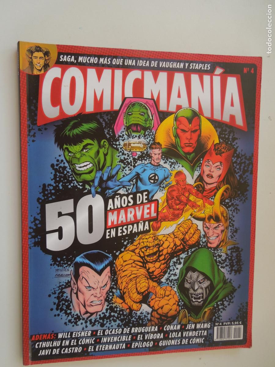 Fumetti: COMICMANIA - 50 A&Ntilde;OS DE MARVEL EN ESPA&Ntilde;A N&ordm; 4 - NOVIEMBRE DICIEMBRE 2019