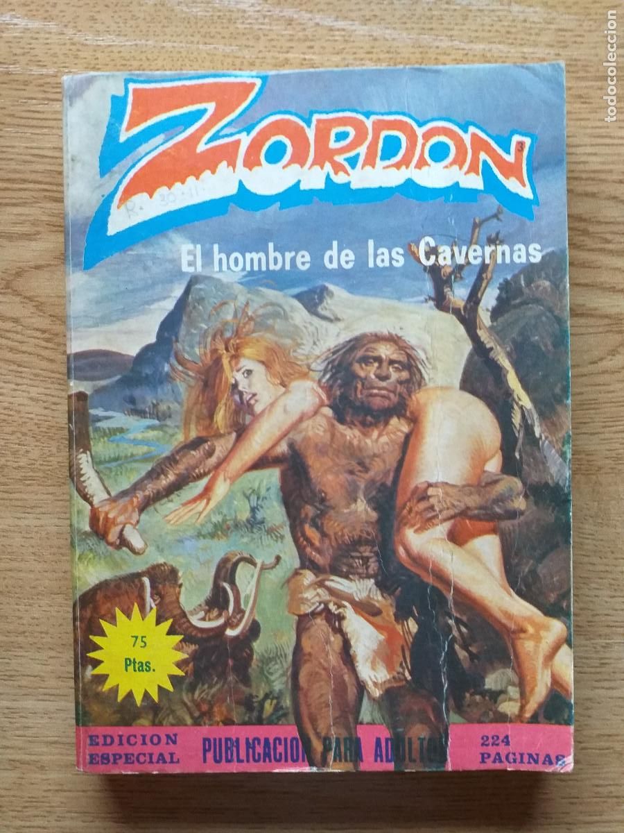 C&oacute;mics: ZORDON - N&ordm; 3 - El hombre de las Cavernas - 1977 MERCOCOMIC S. A. - Foto 1
