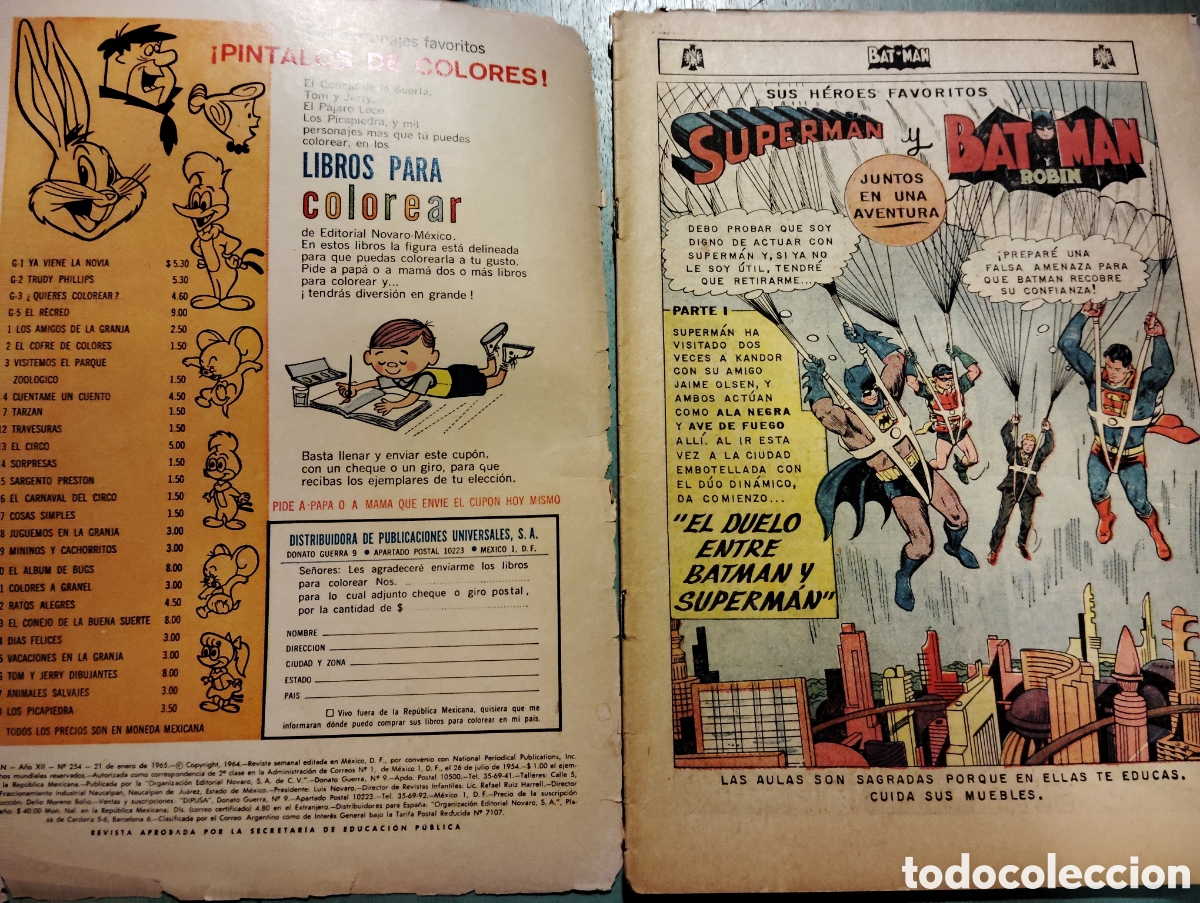 C&oacute;mics: Batman 254 1965 comic novaro - Foto 2