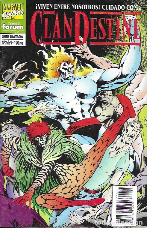 Comics: Clandestine. Forum 1995. N&ordm; 2