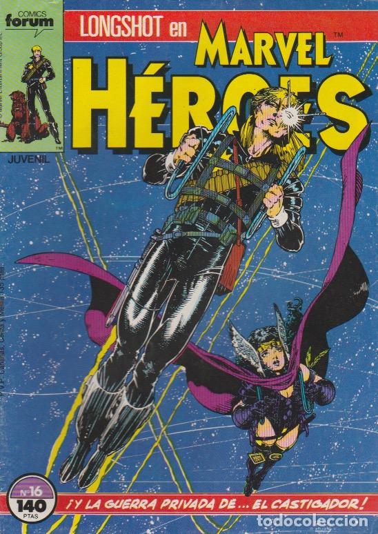 C&oacute;mics: Marvel Heroes. Forum 1987. N&ordm; 16 Longshot - Foto 1