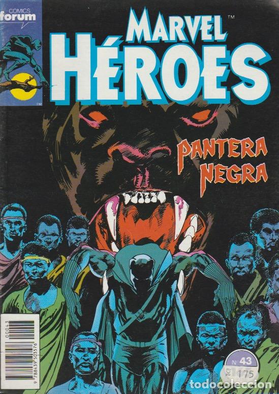 C&oacute;mics: Marvel Heroes. Forum 1987. N&ordm; 43 Pantera Negra - Foto 1