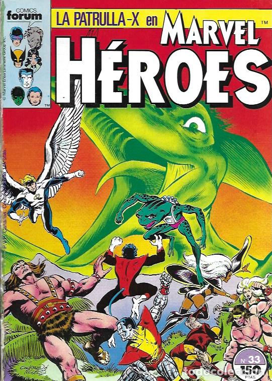 C&oacute;mics: Marvel Heroes. Forum 1987. N&ordm; 33 La Patrulla-X - Foto 1