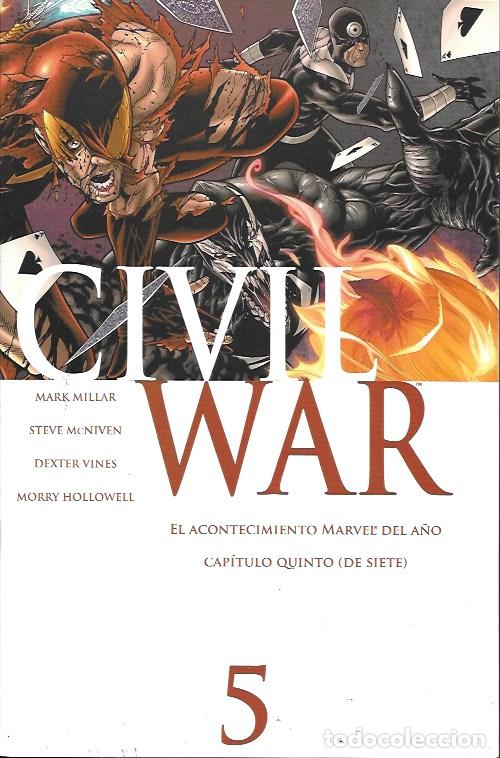 C&oacute;mics: Civil War. Panini 2007. N&ordm; 5 (Edici&oacute;n Especial)