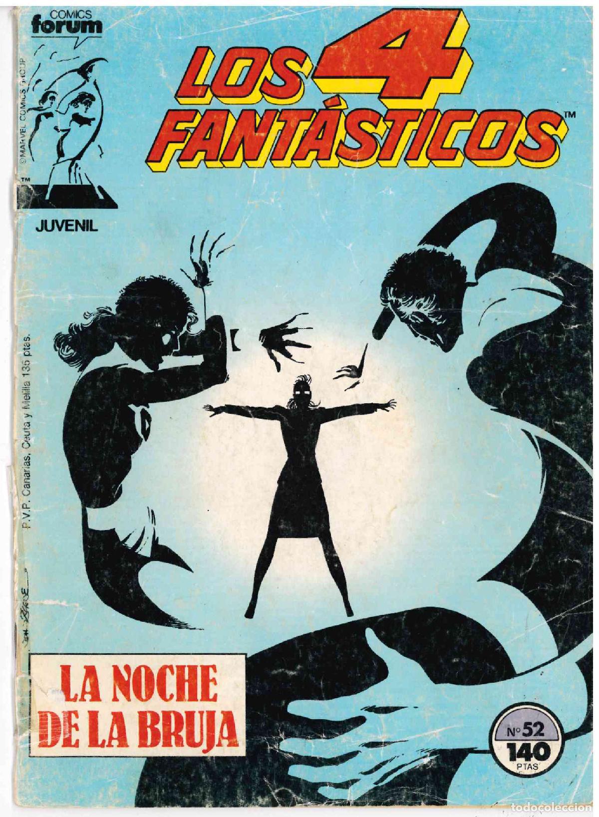 C&oacute;mics: Los 4 Fant&aacute;sticos. Forum 1983. N&ordm; 52 - Foto 1
