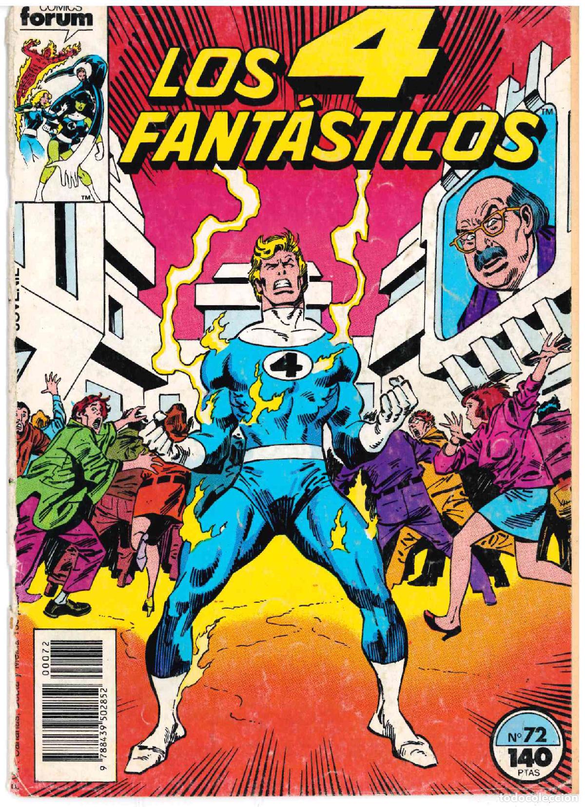 C&oacute;mics: Los 4 Fant&aacute;sticos. Forum 1983. N&ordm; 72 - Foto 1