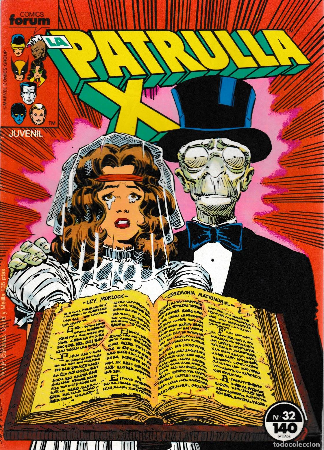 Comics : La Patrulla-X. Forum 1985. N&ordm; 32