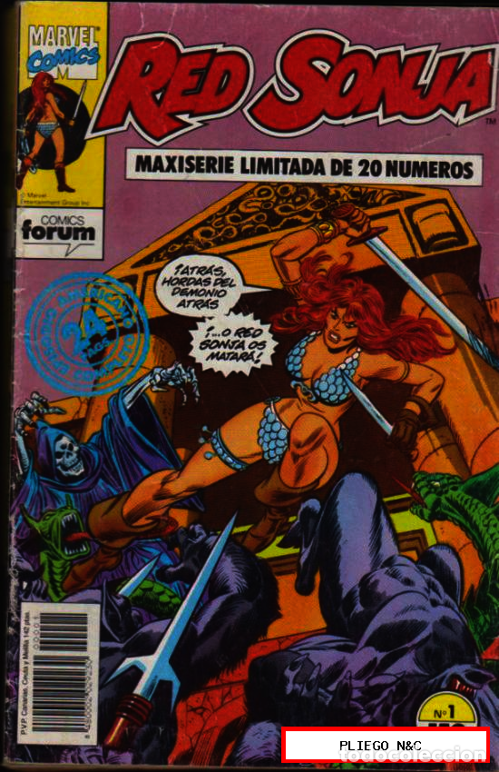 C&oacute;mics: Red Sonja. Forum 1992. N&ordm; 1 - Foto 1