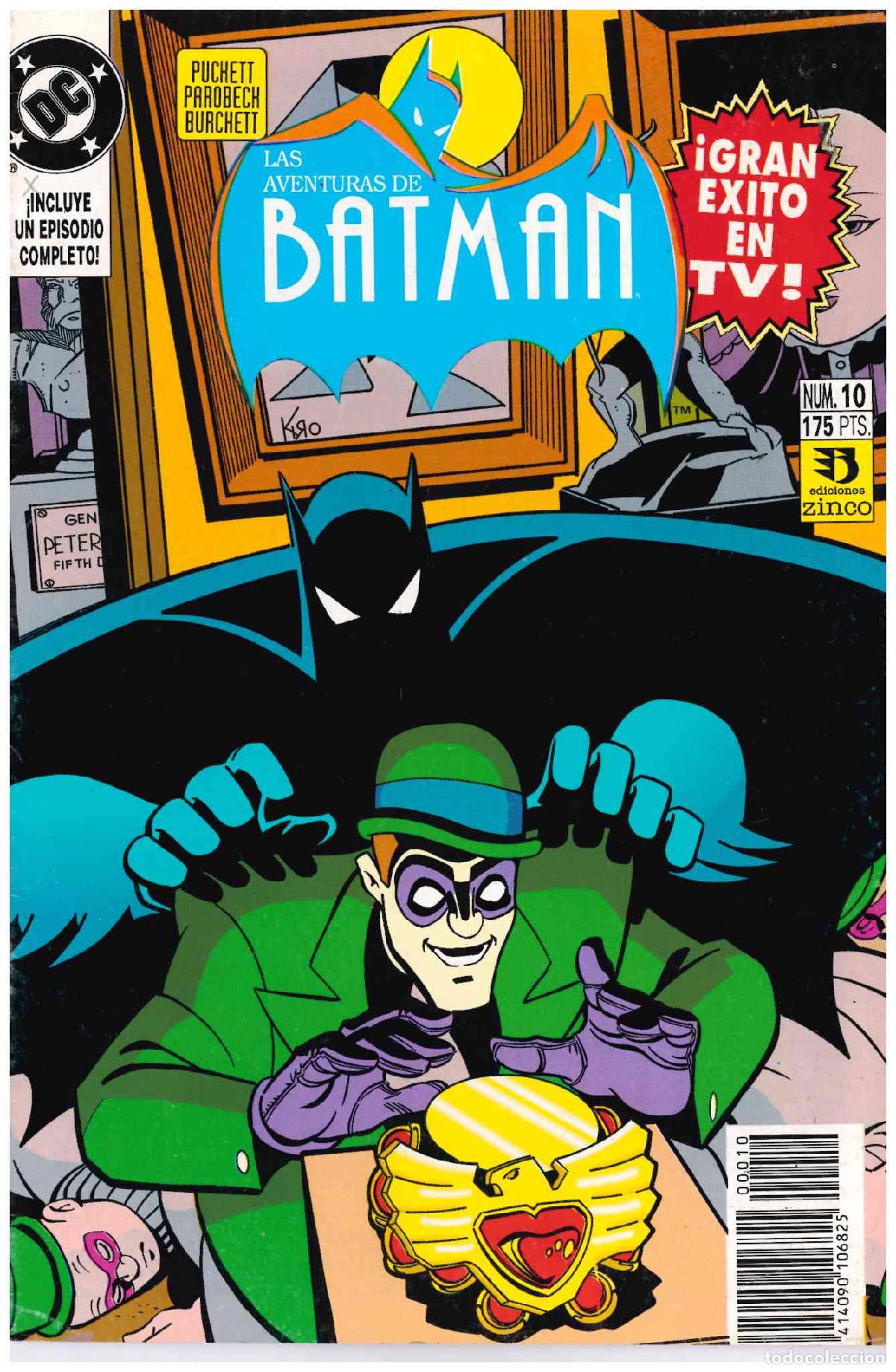 C&oacute;mics: Las Aventuras de Batman. Zinco 1993. N&ordm; 10 - Foto 1
