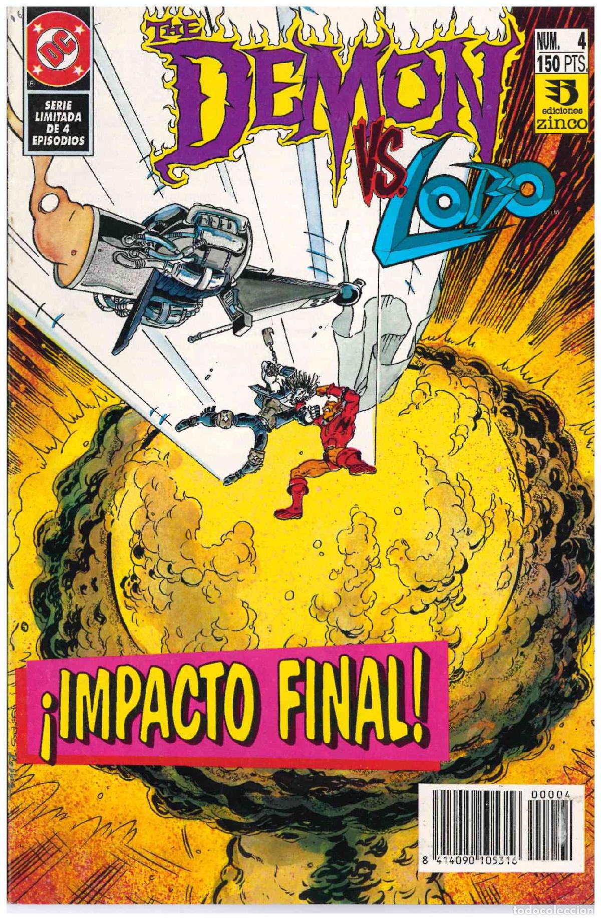 C&oacute;mics: The Demon vs Lobo. Zinco 1992. N&ordm; 4 - Foto 1