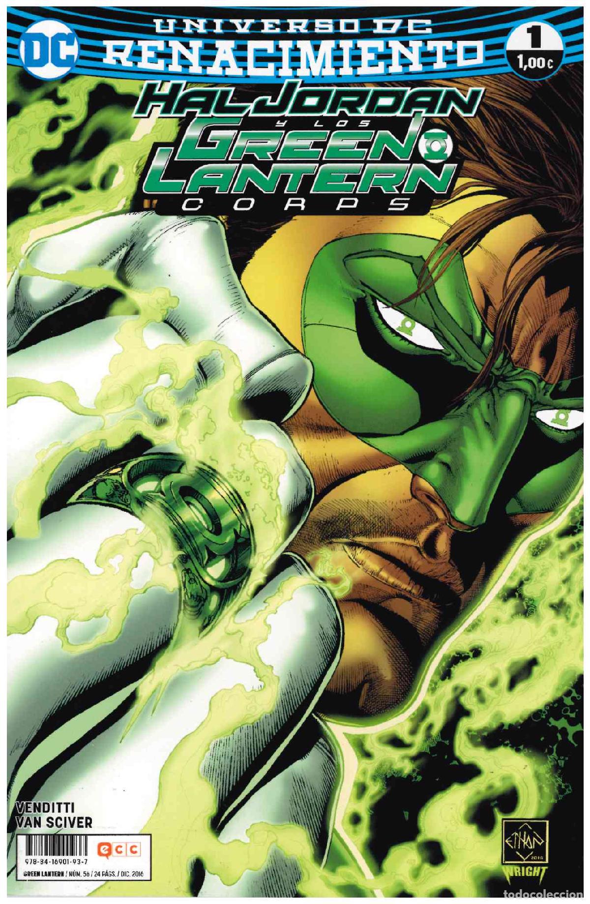 C&oacute;mics: Green Lantern. ECC 2012. N&ordm; 56 Hal Jordan y los Green Lantern Corps (Renacimiento #1) - Foto 1