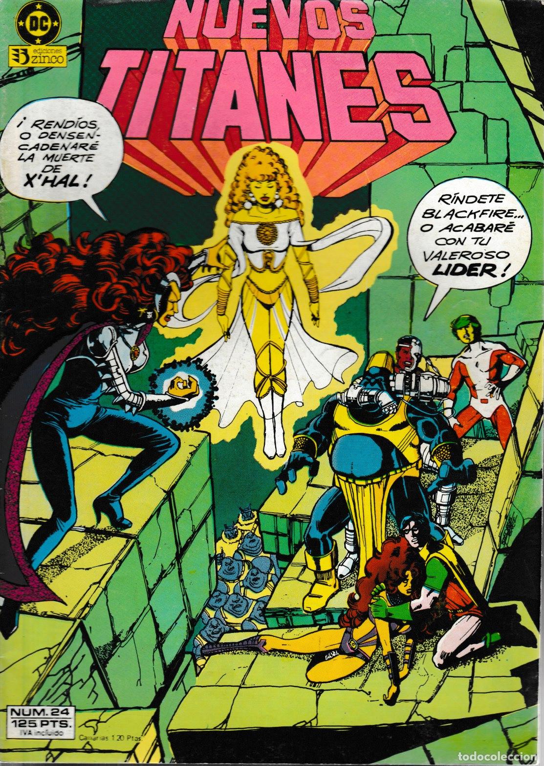 C&oacute;mics: Nuevos Titanes. Zinco 1984. N&ordm; 24 - Foto 1