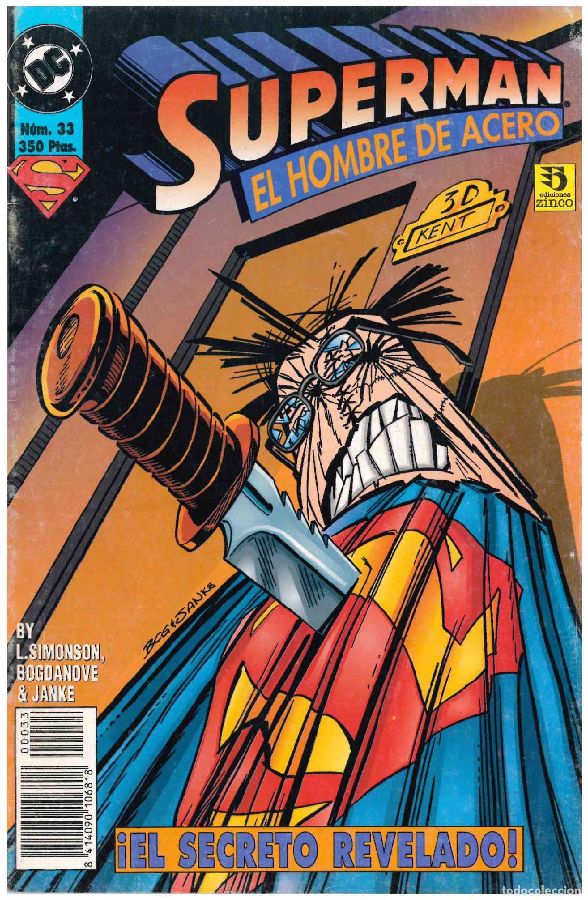 C&oacute;mics: Superman. Zinco 1993. N&ordm; 33 - Foto 1