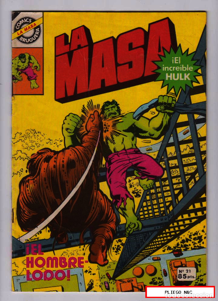 C&oacute;mics: La Masa. Bruguera 1980. N&ordm; 21 - Foto 1