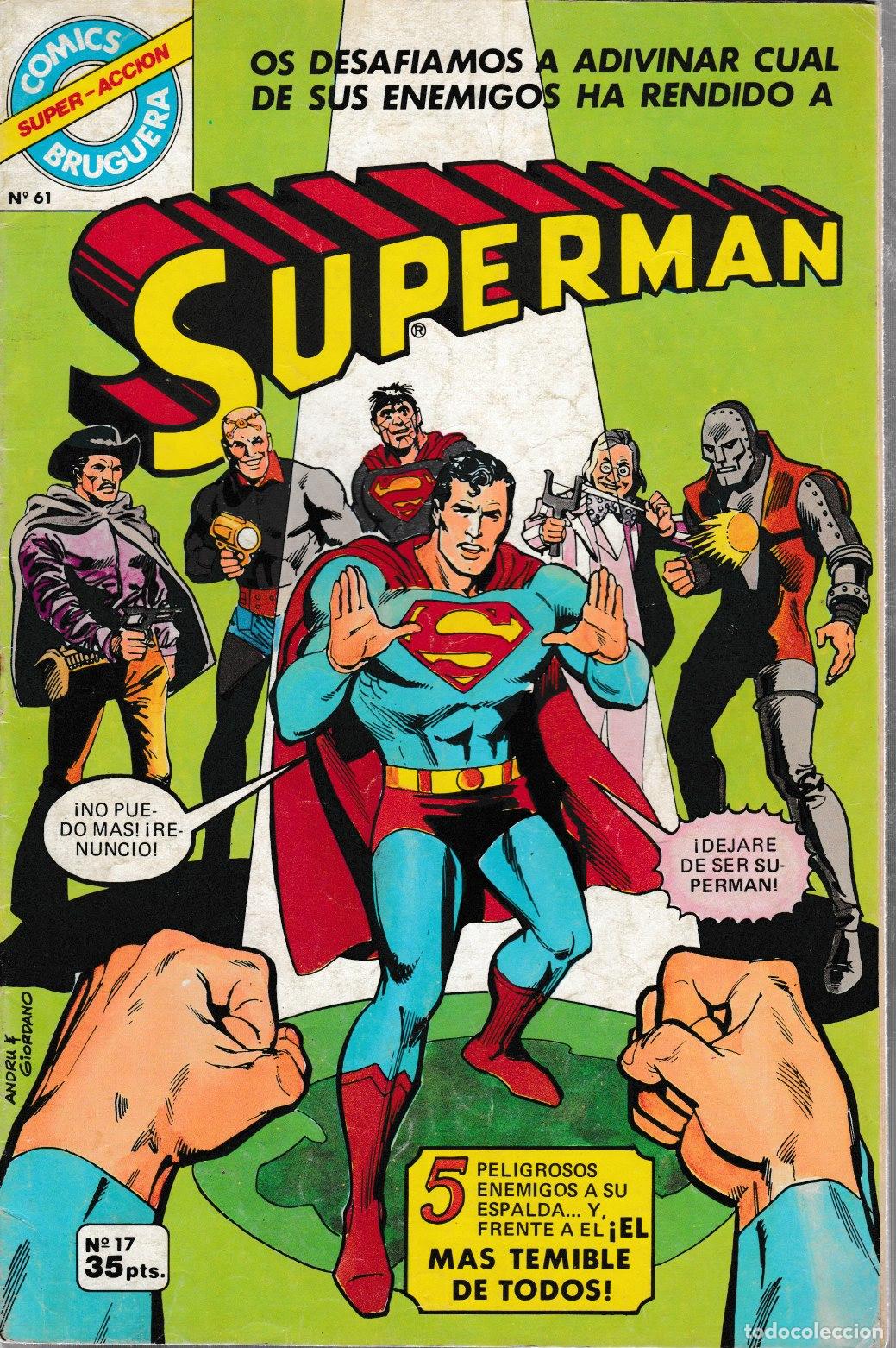 C&oacute;mics: Superman. Bruguera 1979. N&ordm; 17 - Foto 1