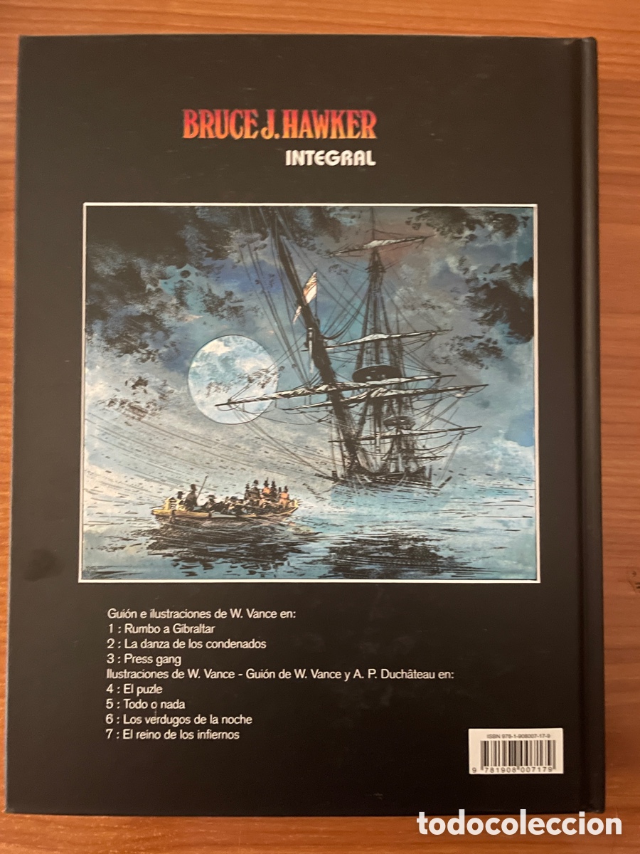 C&oacute;mics: BRUCE J. HAWKER - EDICI&Oacute;N INTEGRAL Vance y Ducheteau Ponent Mon NUEVO - Foto 2