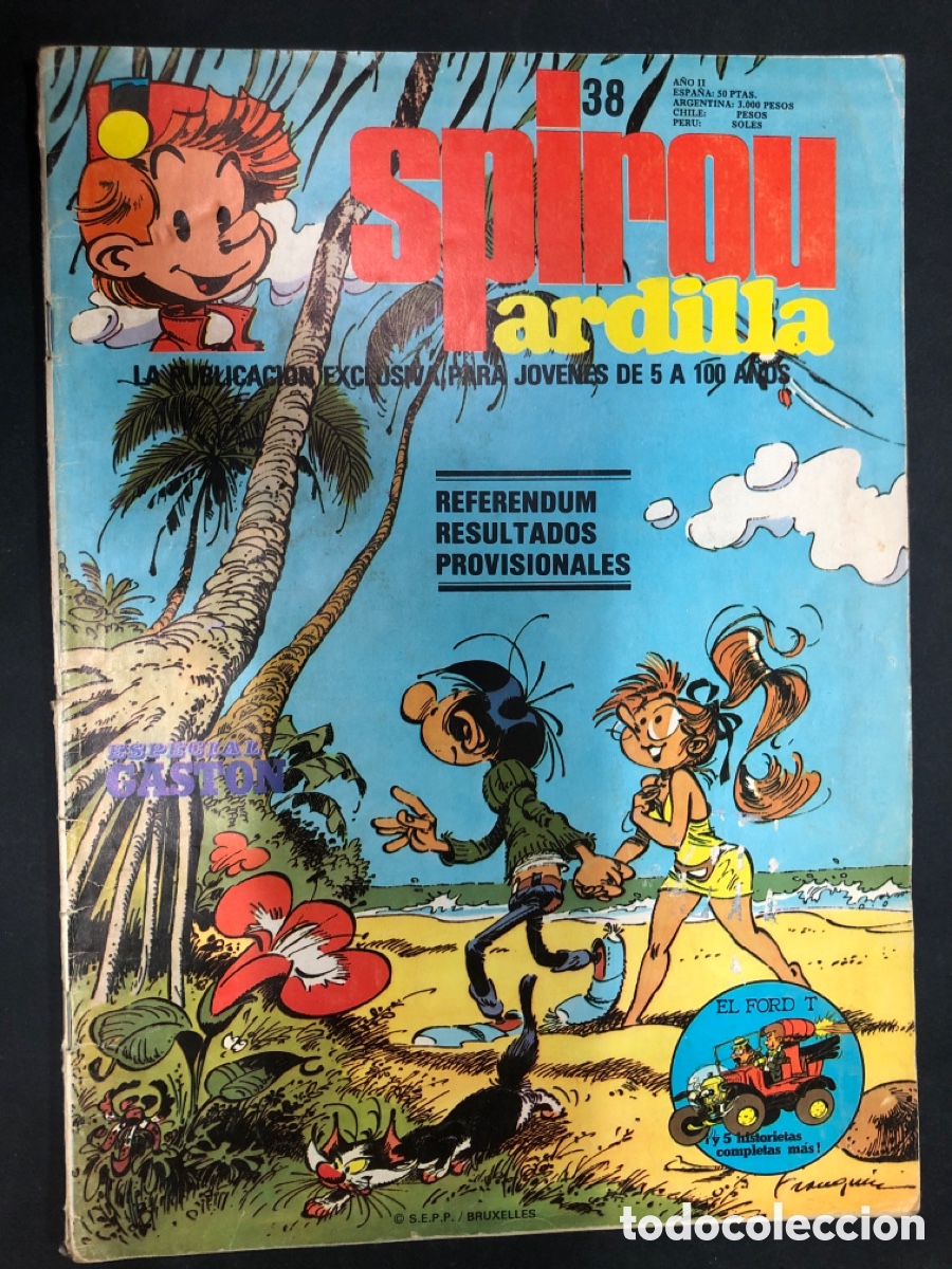 C&oacute;mics: COMIC SPIROU ARDILLA N&ordm; 38 EDITORIAL MUNDIS - Foto 1