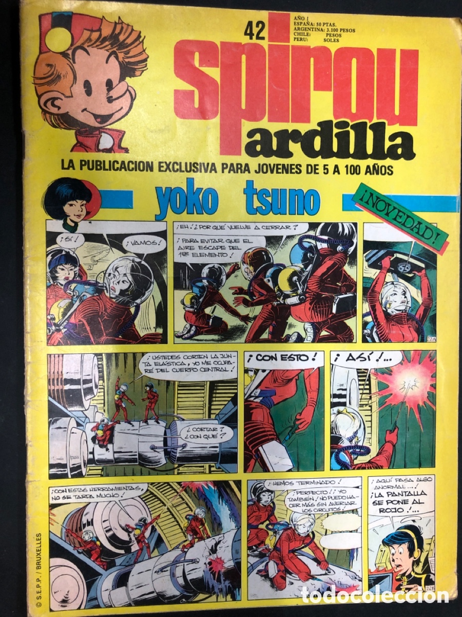 C&oacute;mics: COMIC SPIROU ARDILLA N&ordm; 42 EDITORIAL MUNDIS - Foto 1
