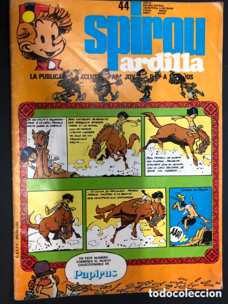 C&oacute;mics: COMIC SPIROU ARDILLA N&ordm; 44 EDITORIAL MUNDIS - Foto 1