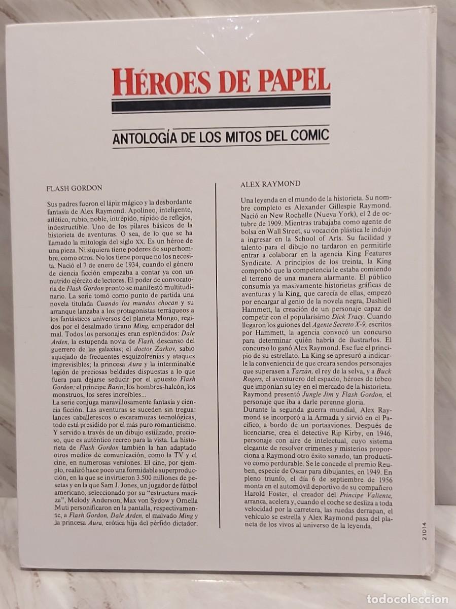 C&oacute;mics: FLASH GORDON / H&Eacute;ROES DE PAPEL / MITOS DEL C&Oacute;MIC / C&Iacute;RCULO DE LECTORES / NUEVO - Foto 5