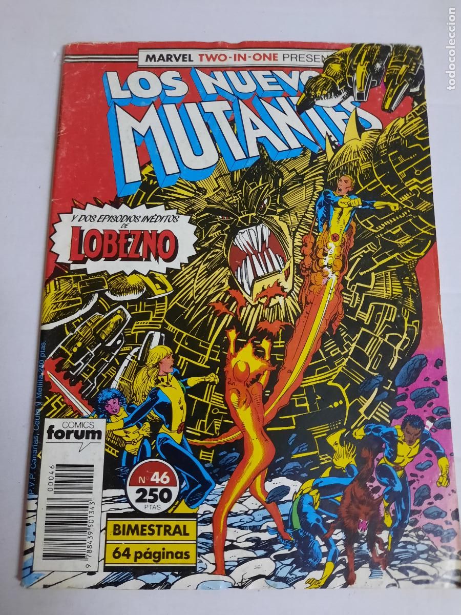 C&oacute;mics: MARVEL TWO-IN-ONE : LOS NUEVOS MUTANTES N&ordm; 46 ED. FORUM - Foto 1