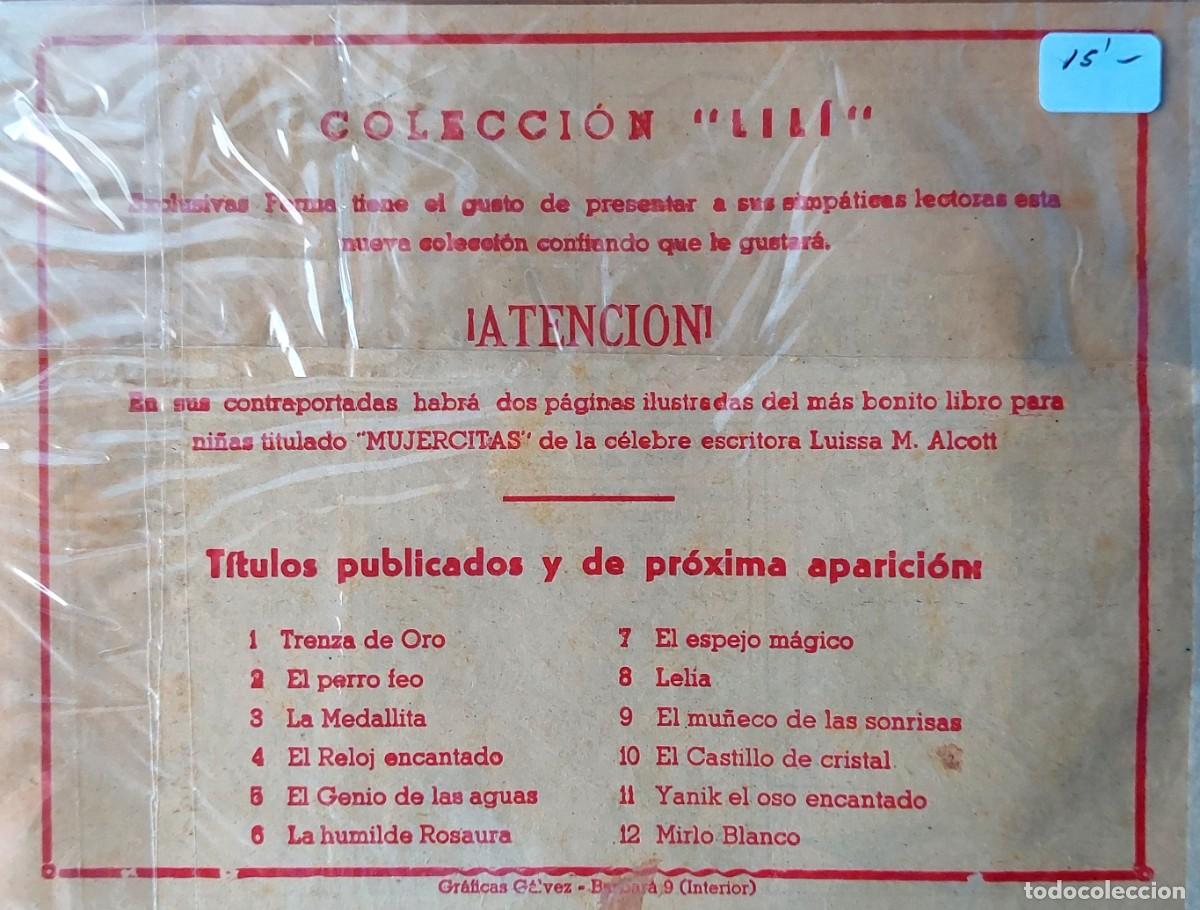 C&oacute;mics: LOTE 5 COMICS (COLECCION LILI )EDICIONES FERMA 1958, N&Uacute;MEROS BAJOS - Foto 6