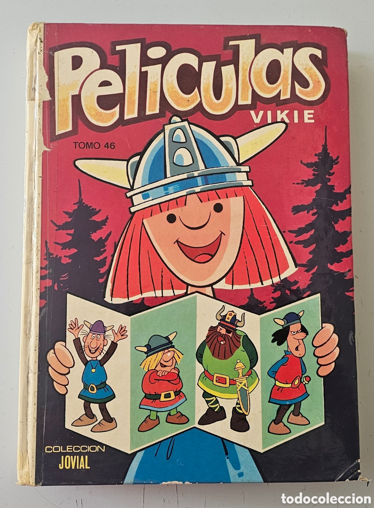 C&oacute;mics: TEBEO COMIC PELICULAS VIKIE TOMO 46 (Ersa, 1982) Wickie El Vikingo