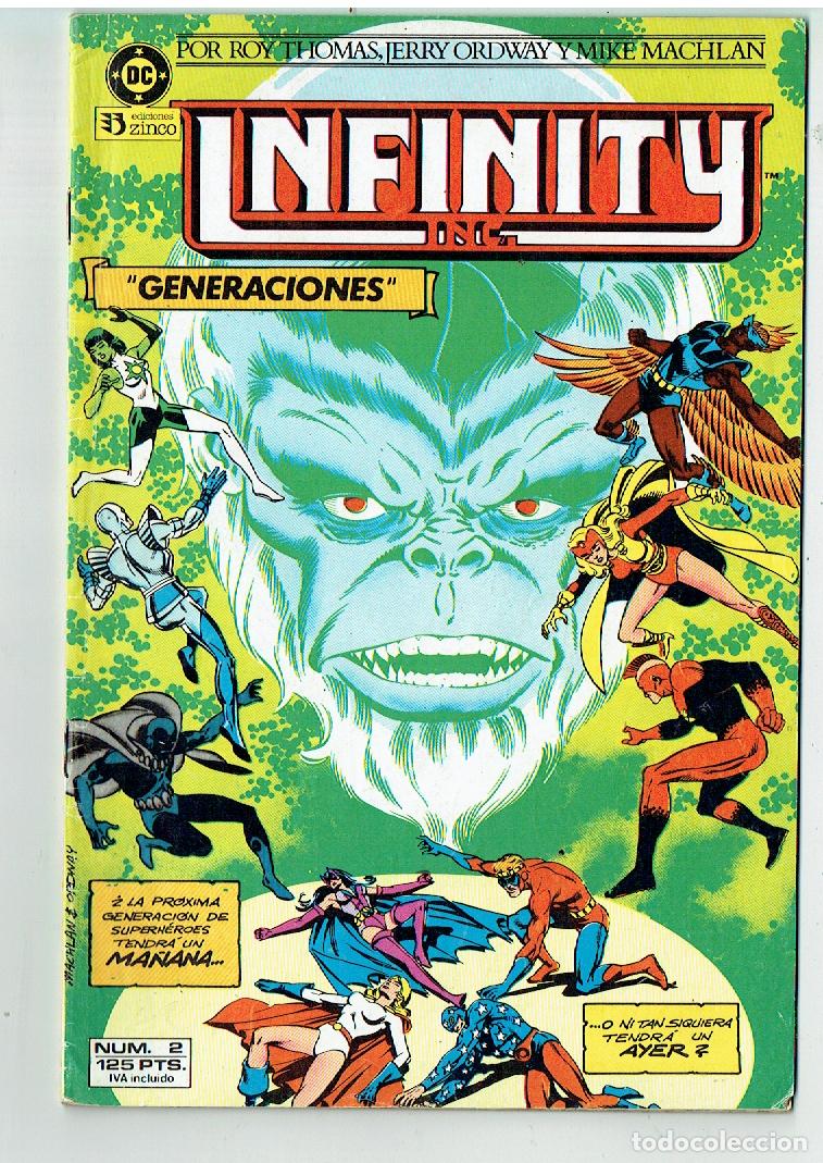 C&oacute;mics: INFINITY. N&ordm; 2. GENERACIONES. EDICIONES ZINCO, 1986. (P/D27) - Foto 1