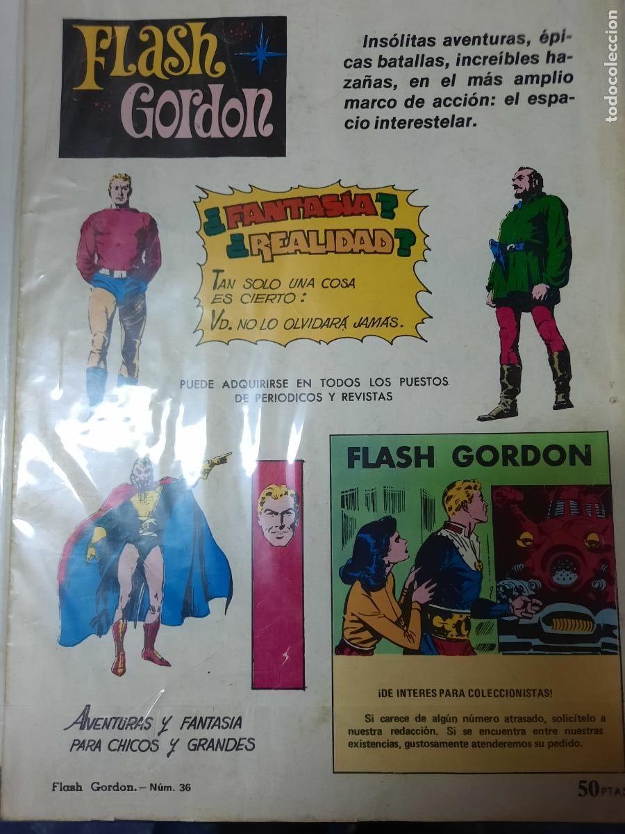 C&oacute;mics: FLASH GORDON N&ordm; 36 ED. VALENCIANA - Foto 2