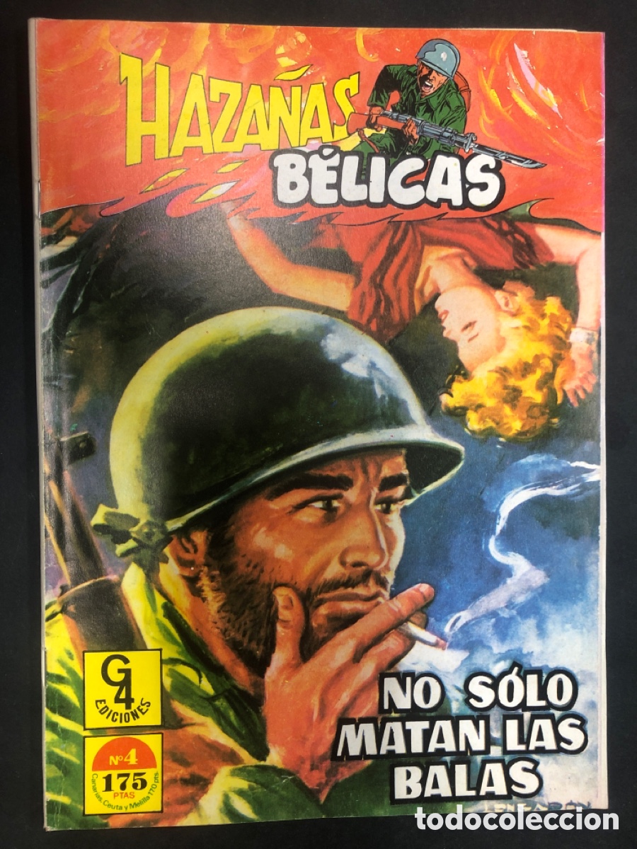 C&oacute;mics: COMIC HAZA&Ntilde;AS BELICAS N&ordm; 4 EDICIONES G4 - Foto 1
