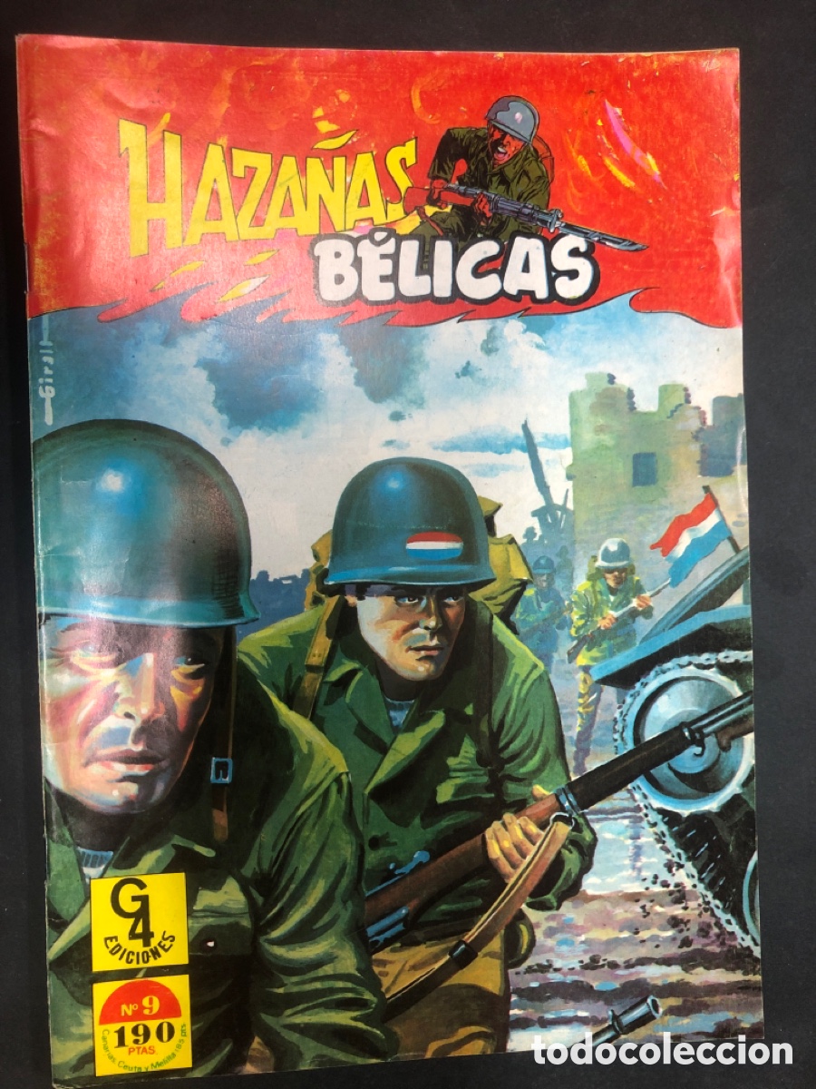 C&oacute;mics: COMIC HAZA&Ntilde;AS BELICAS N&ordm; 9 EDICIONES G4 - Foto 1