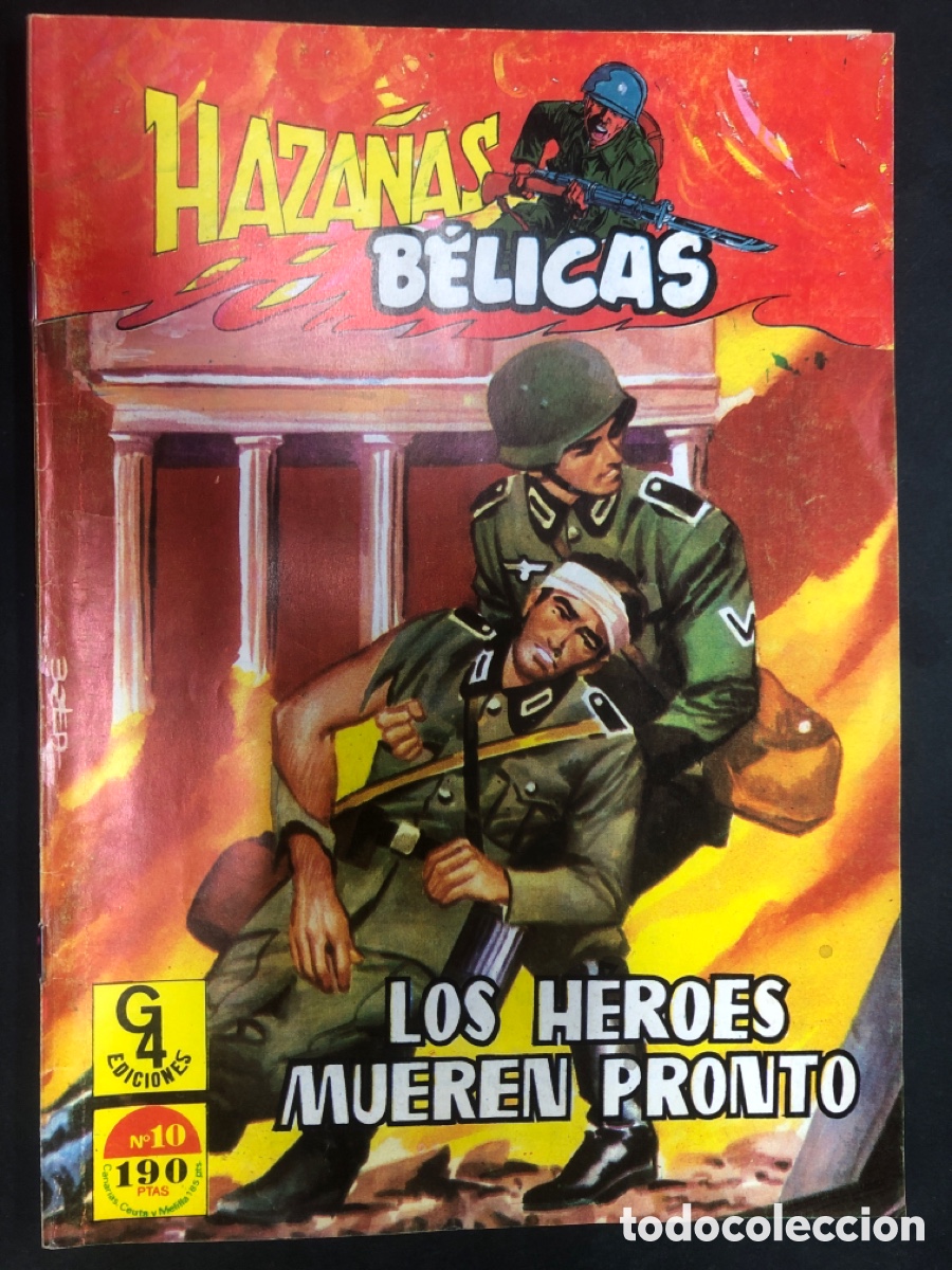 C&oacute;mics: COMIC HAZA&Ntilde;AS BELICAS N&ordm; 10 EDICIONES G4 - Foto 1