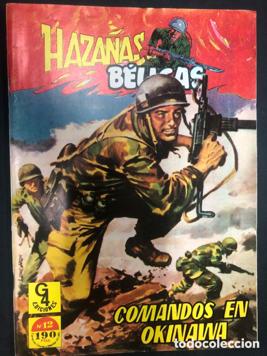 C&oacute;mics: COMIC HAZA&Ntilde;AS BELICAS N&ordm; 12 EDICIONES G4 - Foto 1