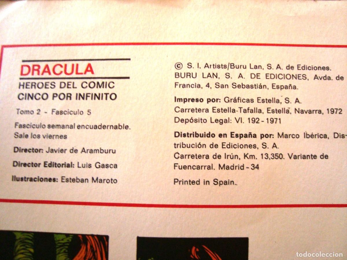 C&oacute;mics: DR&Aacute;CULA - PELIGRO EN EL ESPACIO - N&ordm; 5 TOMO 2 - BURU LAN - Foto 3