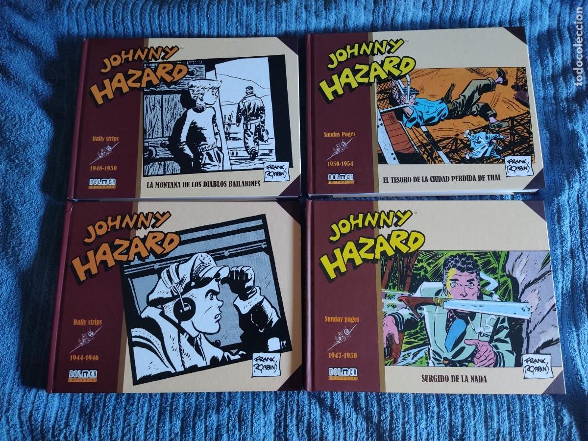 C&oacute;mics: Johnny Hazard Dolmen 4 tomos a&ntilde;os 1944 a 1954 - Foto 1