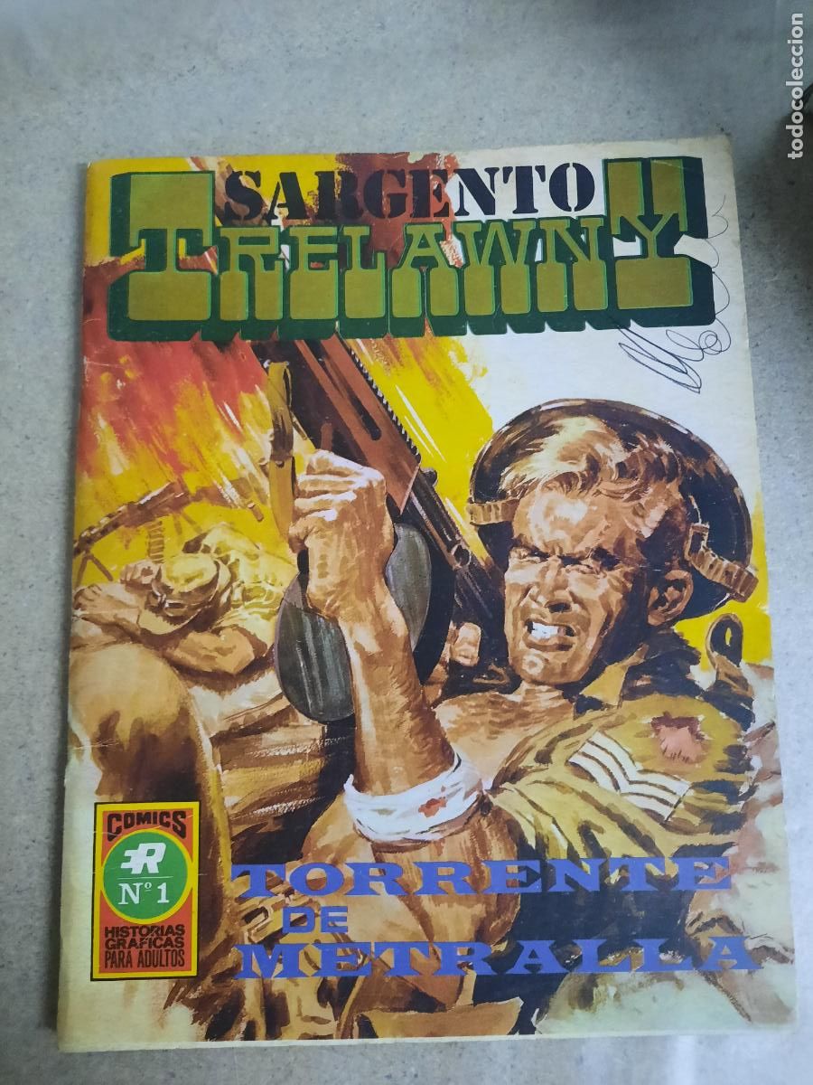 C&oacute;mics: SARGENTO TRELAWNY - TORRENTE DE METRALLA N&ordm; 1 - ED. ROLL&Aacute;N - Foto 1