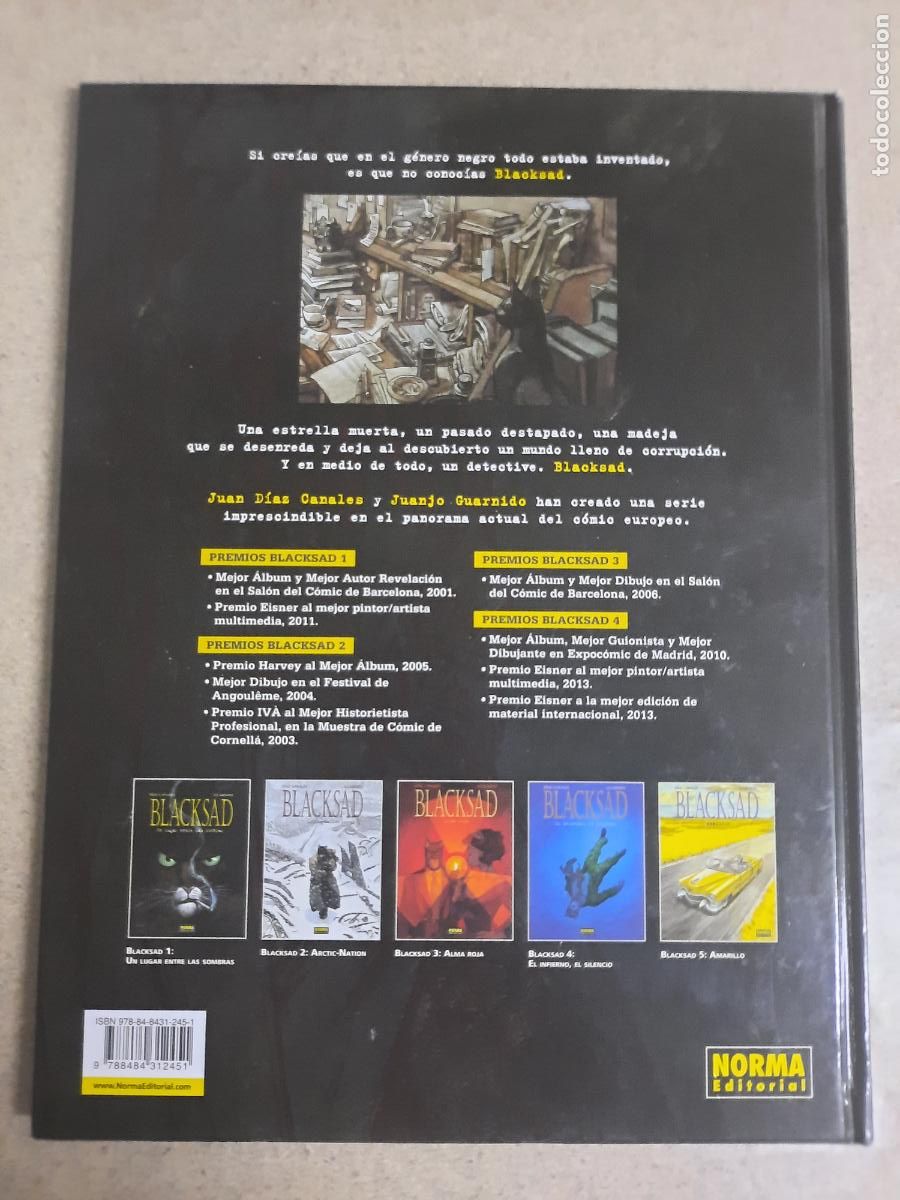 C&oacute;mics: BLACKSAD - UN LUGAR ENTRE LAS SOMBRAS N&ordm; 1 ED. NORMA - Foto 3