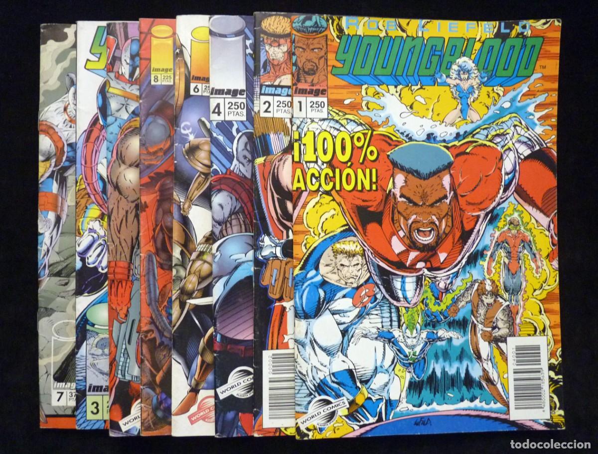 C&oacute;mics: LOTE DE 8 COMICS, YOUNGBLOOD. ED. IMAGE. VARIAS SERIES. LEER - Foto 1